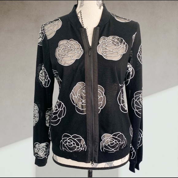JEANNE BEKER Roses 🌹 light jacket - Picture 1 of 6